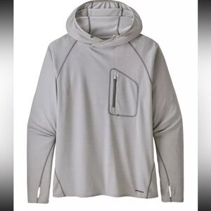 Patagonia Gray Hooded Shirt